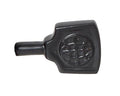 1-1/16 Inch Long Satin Black Finish Solid Brass Industrial Style Flat Lamp Key for E-26 Socket