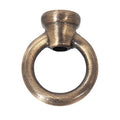 1-1/2 Inch Tall Antique Brass Finish Forge Cast Brass Loop, Tap 1/8F