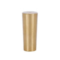 1-1/2" Tall x 5/8" Diam Modern Style Cast Brass Lamp Finial 1/4-27F Tap (21128N)