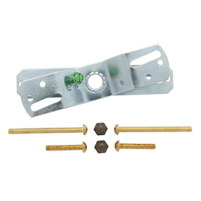 1-5/8" Fitter Wired Wall Sconce - Bracket, Antique Brass Finish (69455A)
