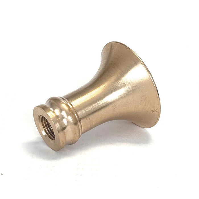1-7/8" Tall x 1-3/8" Diam Unfinished Brass Atomic Design Finial Tap 1/8 IPS (11404U)