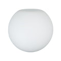 10" Satin Opal Glass Neckless Ball Shade, 4 inch top opening (08857E)