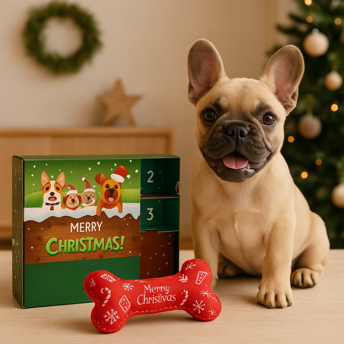 12-Day Dog Advent Calendar | Christmas Toy & Treat Gift Set for Dogs