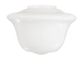 14" Modern Opal Schoolhouse Shade, 6" lip fitter (08805)