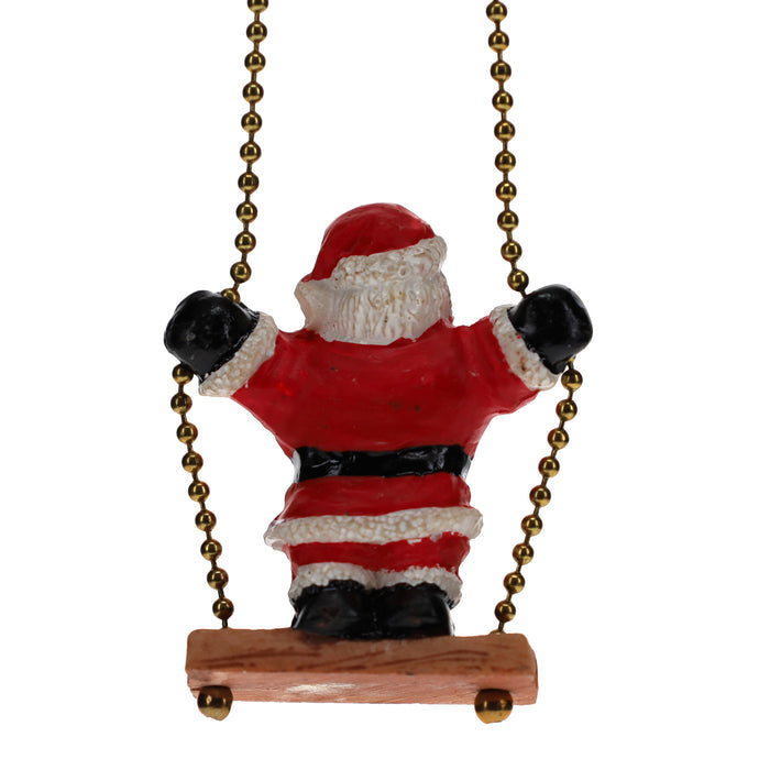 15-1/4" Length Brass Pull Chain Christmas Santa Claus Swing (15040)