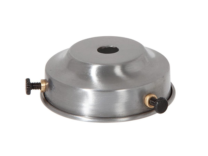 2-1/4 Inch Fitter Raw Steel Lamp Shade Holder