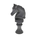 2-1/4" Tall Brass Finial, Chess Knight, Statuary Bronze, 1/4-27F Tap (15163ST)