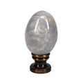 2-1/4" Tall Brass Finial, Marble Egg, Antique Finish, 1/4-27F Tap (15173A)