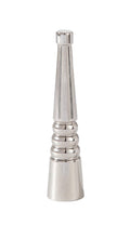2-3/8" Tall x 1/2" Diam Nickel Plated Art Deco Style Finial Tap 1/4-27 (11402N)