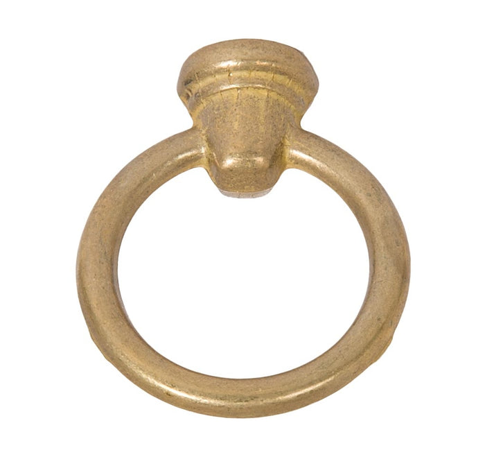 2-5/16" Tall Heavy Cast Brass Loop, No Wire Way, 1/8F Tap
