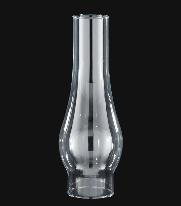 2 5/8" Fitter, 10" Tall Clear Chimney Globe for Rayo & Central Draft