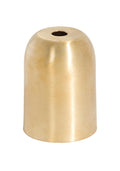 2-7/16 Inch Tall Unfinished Brass Lamp Socket Cup