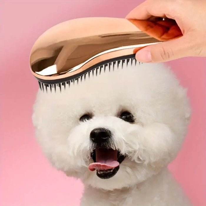 2-in-1 Pet Grooming Comb and Massage Brush | Gentle Hair Removal & Spa Care