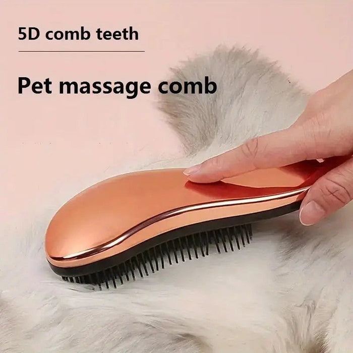 2-in-1 Pet Grooming Comb and Massage Brush | Gentle Hair Removal & Spa Care