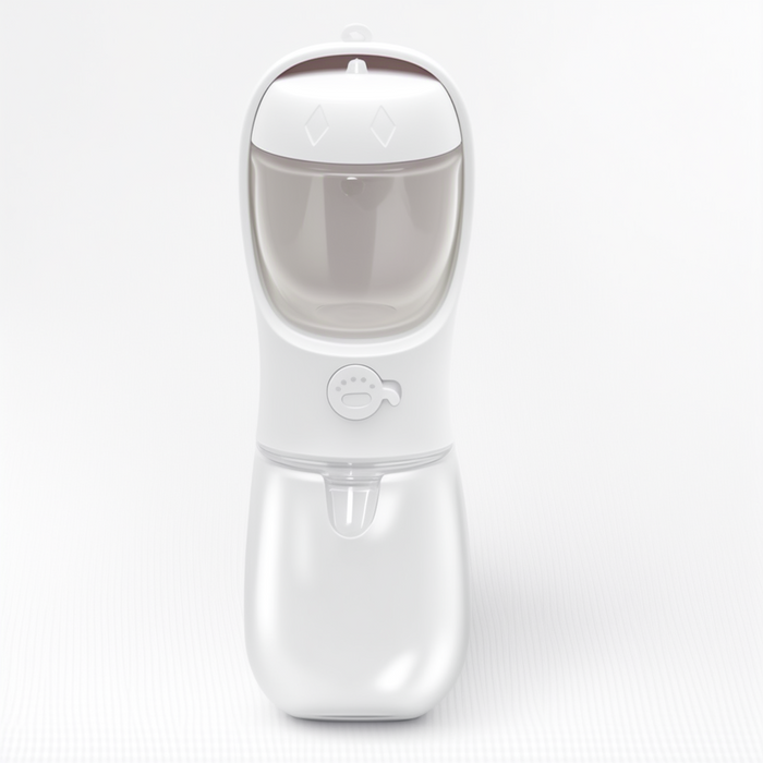 2-in-1 Portable Dog Water Bottle | Travel Hydration & Food Dispenser