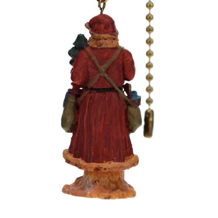 21" Length Brass Pull Chain Christmas Santa Claus (15038)