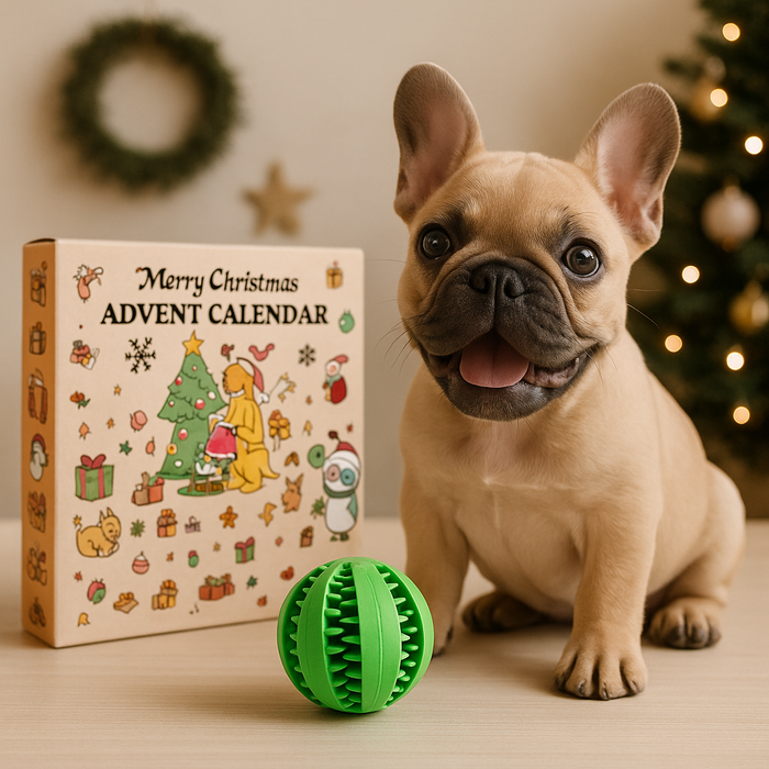 24-Day Dog Advent Calendar | Interactive Christmas Toy & Treat Gift Box