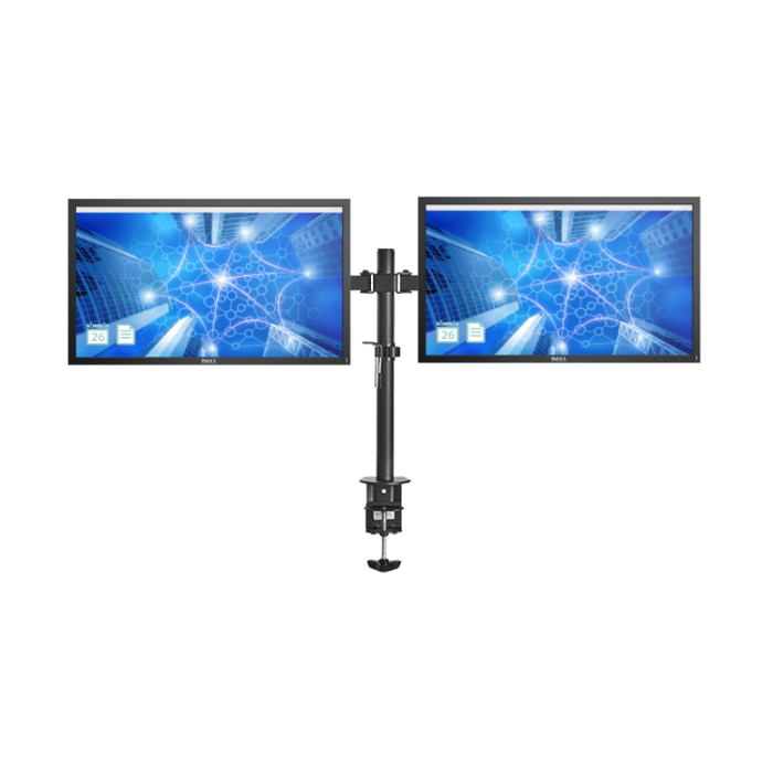 2x Dell E2216H 22  Monitor + Dual Arm Stand Bundle (1)
