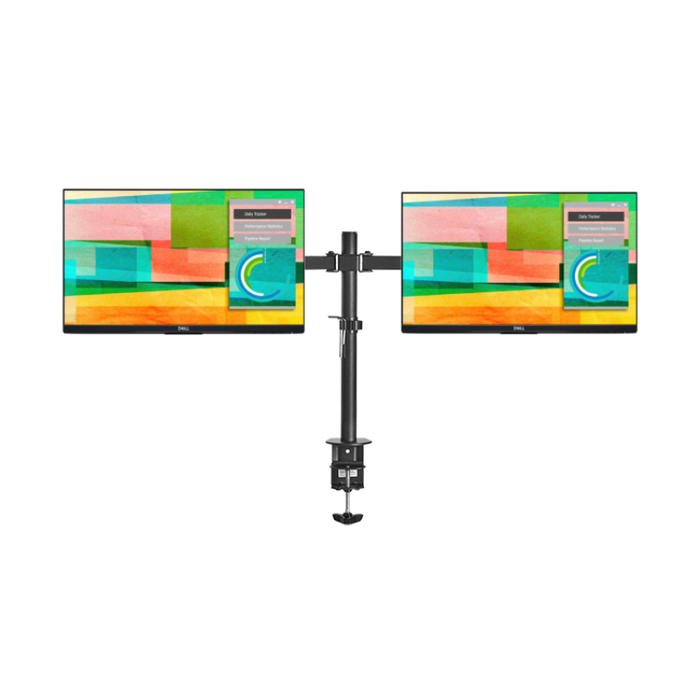 2x Dell P2219H 22" Monitor + Dual Arm Stand Bundle