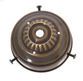 3-1/4" Fitter Steel Shade Holder, 1/8 IP Slip, Antique Brass Finish
