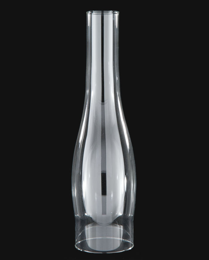 3" Fitter, 12" Tall Slimline Clear Chimney