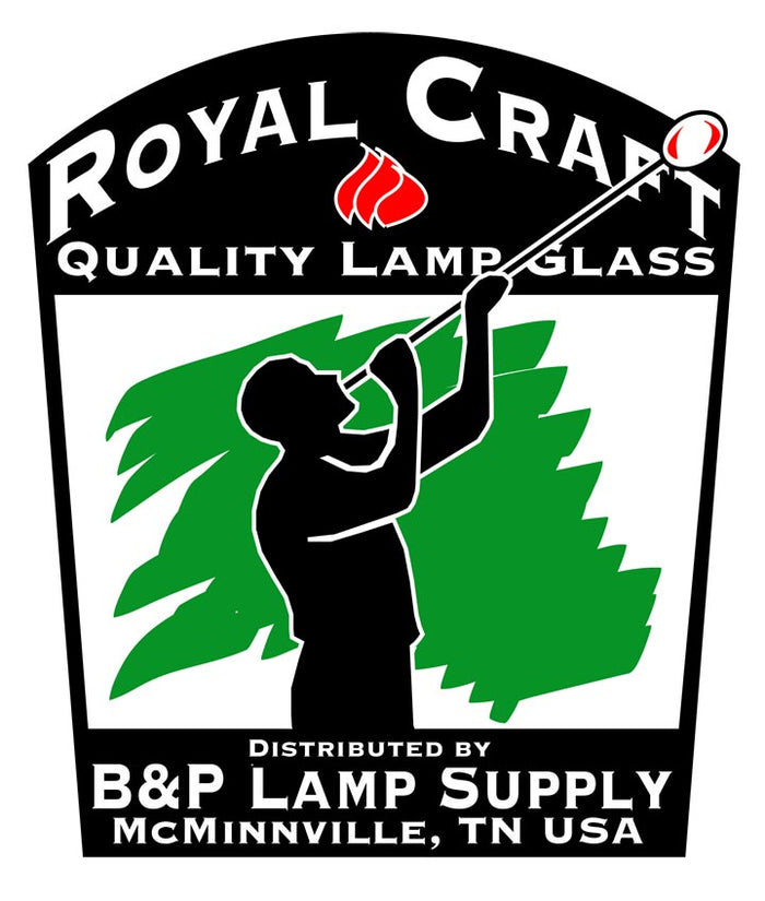 3" Fitter, 12" Tall Slimline Clear Chimney