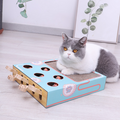3-in-1 Cat Activity Playground – Scratcher, Hideout & Lounge Bed