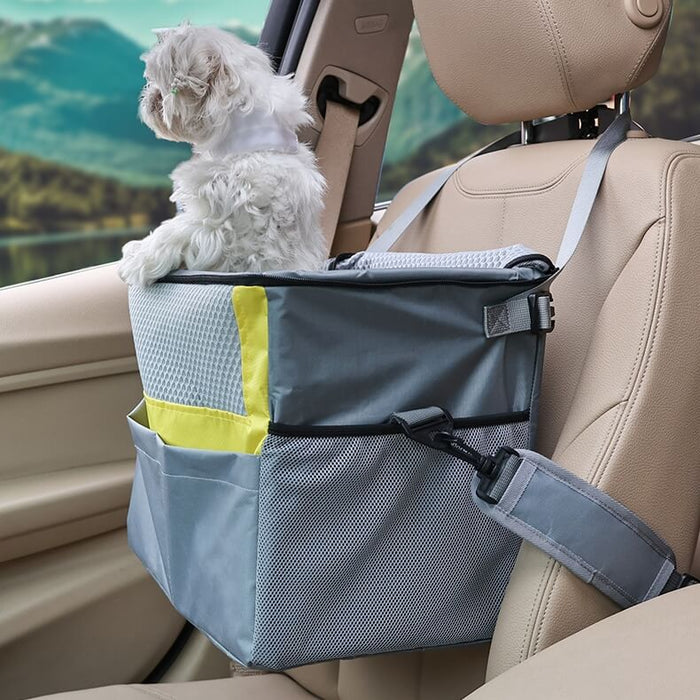3-in-1 Dog Bike Basket – Removable Pet Carrier with Safety Buckle