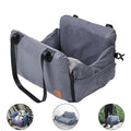 3-in-1 Dog Car Seat – Waterproof Booster Seat with Safety Belt