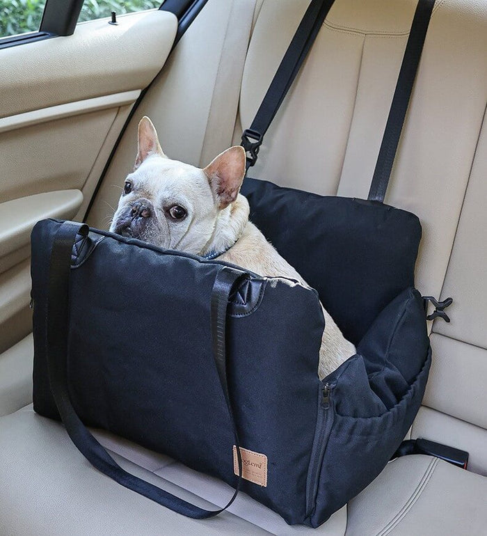 3-in-1 Dog Car Seat – Waterproof Booster Seat with Safety Belt