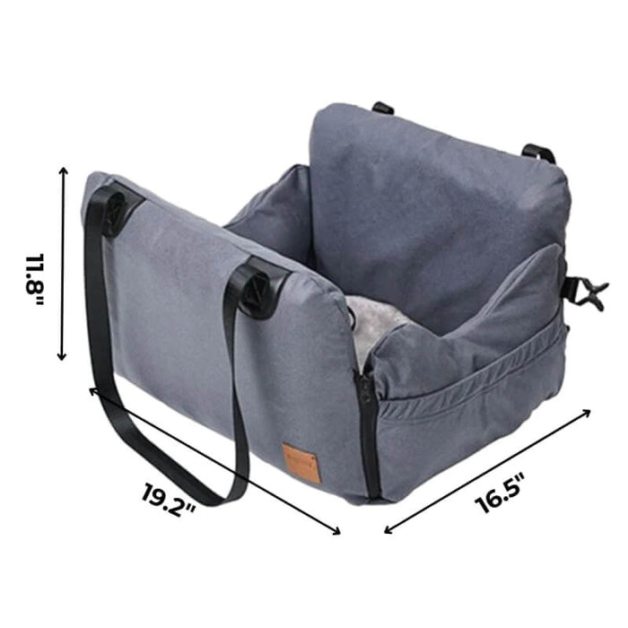 3-in-1 Dog Car Seat – Waterproof Booster Seat with Safety Belt