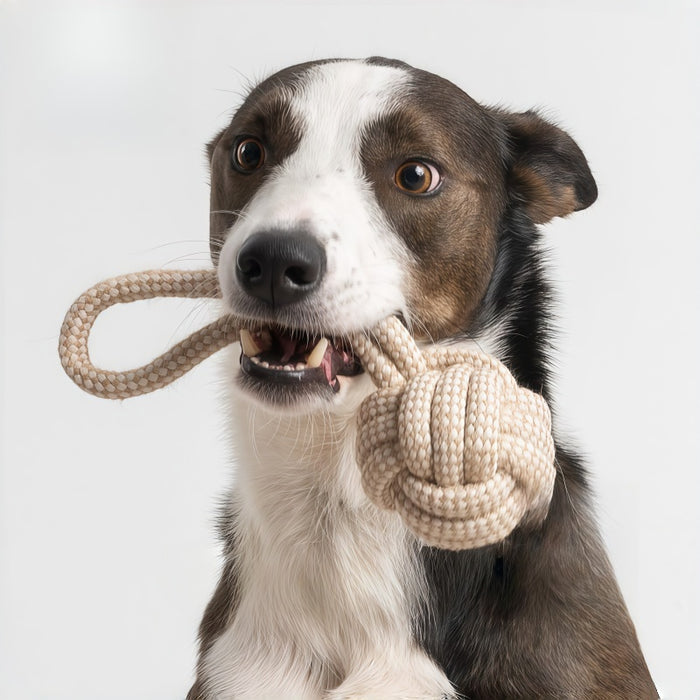 3-Pack Dog Rope Knot Toys for Chewing, Tugging & Interactive Play