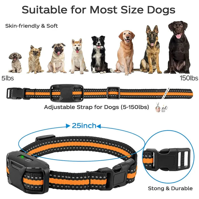 3300FT Dog Training Collar with Remote – Waterproof Rechargeable Collar for Dogs