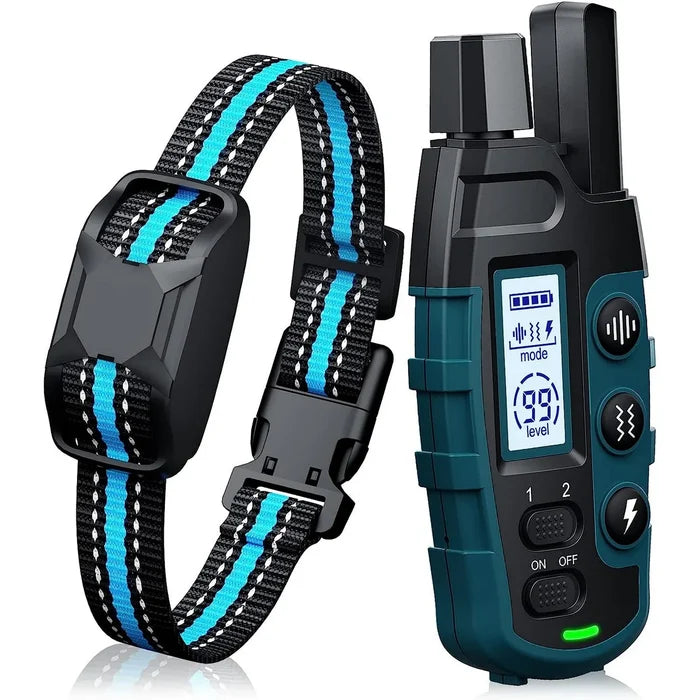 3300FT Dog Training Collar with Remote – Waterproof Rechargeable Collar for Dogs