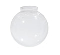 4-1/2" Diameter Clear Glass Ball Shade, 2-1/4" Fitter (08770C)