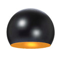 4-3/4" Dia. Satin Black Eyeball Shade, Steel (08355BKG)