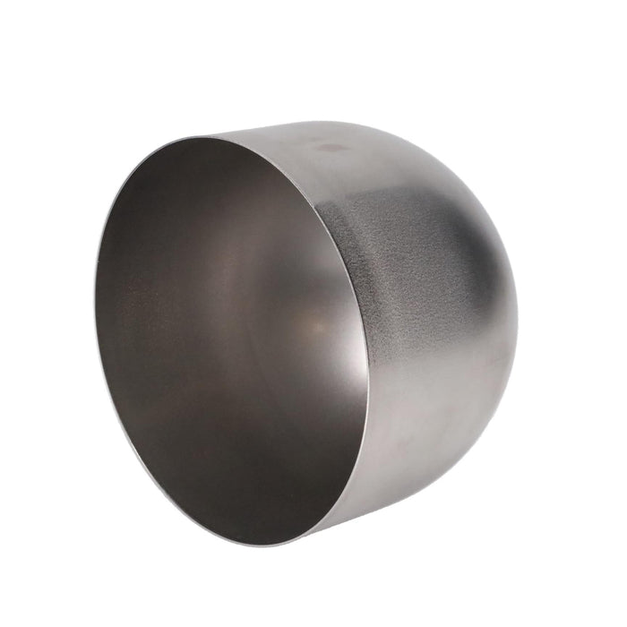 4-3/4" Diameter, Deep Ball Lamp Shade, Unfinished Steel (08354S)
