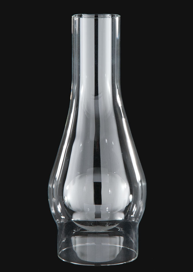 4" Fitter, 12" Tall Clear Big Store Lamp Chimney