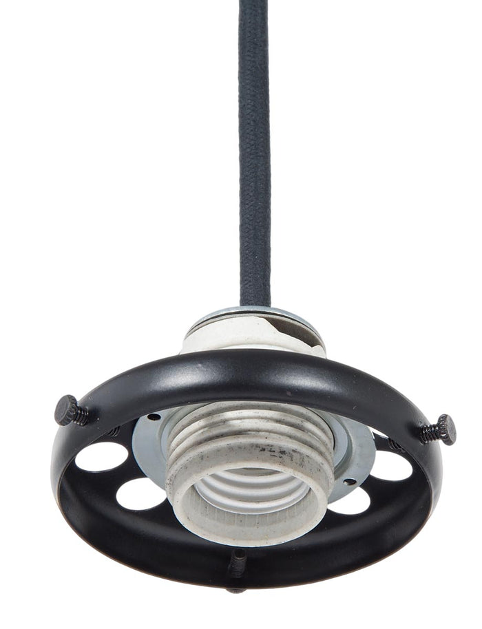 4" Fitter Size Shade Holder for Threaded Lamp Sockets w/Captive Ring