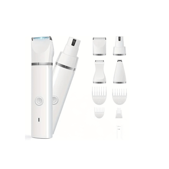 4-in-1 Clippers Trimmer | Professional Pet Grooming Kit for Dogs & Cats