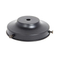 4 Inch Fitter Gloss Black Finish Steel Lamp Shade Holder (10712GBK)
