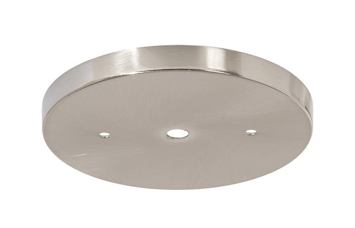 5-1/4 Inch Diameter Satin Nickel Finish Steel Canopy, 1/8 IP