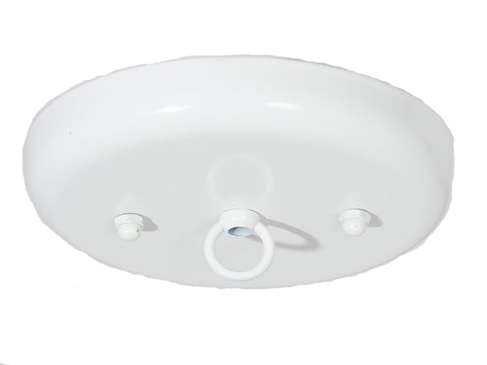 5 1/4 Inch Steel Canopy Kit with White Finish