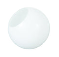 5" Diameter Clear over Opal Glass Neckless Ball Pendant Shade (08772)