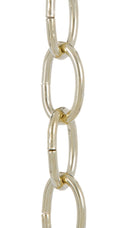 5 Gauge Heavy Duty Brass Plated Steel Oval Chain