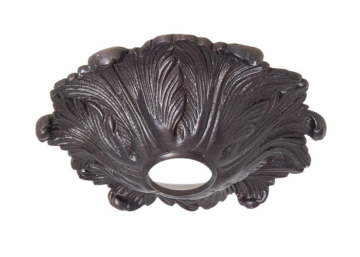 5 Inch Diameter Decorative Antique Bronze Finish Cast Canopy