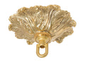 5 Inch Diameter Decorative Unfinished Cast Canopy with Screw Collar Mount Kit