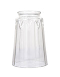 5" tall Clear Fixture Shade, 2-1/4 inch lip fitter (08567C)