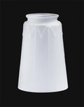 5" tall Satin Clear Fixture Shade, 2-1/4 inch lip fitter (08567)