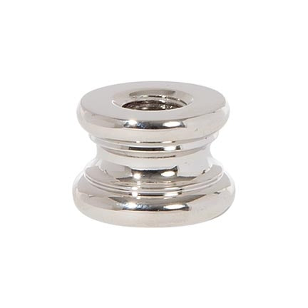 5/8 Inch Tall Polished Nickel Finish Brass Neck, 1/8F